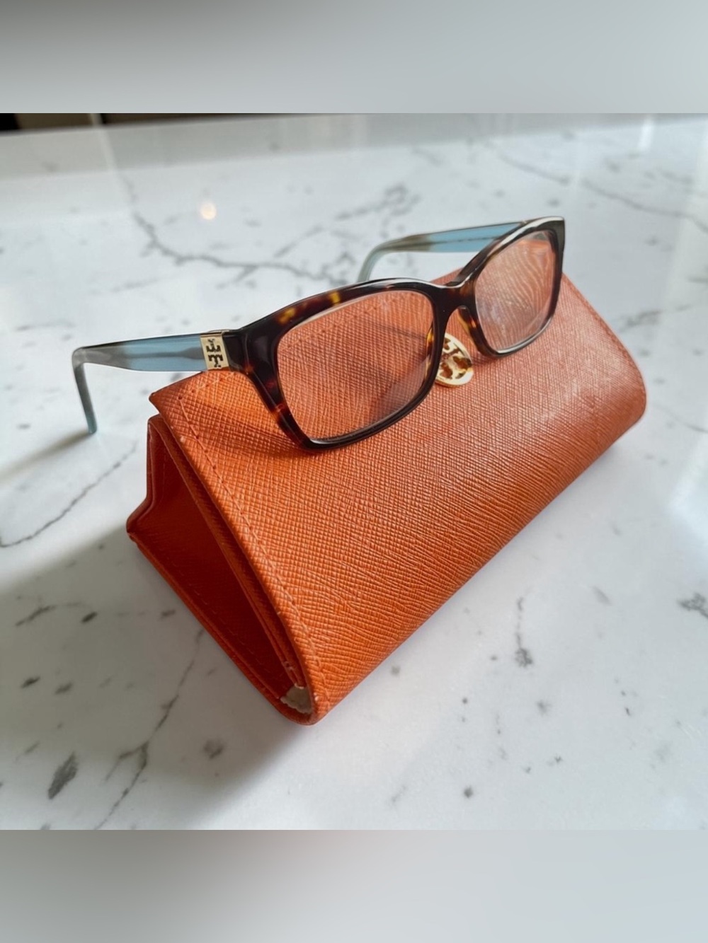 Tory Burch TY 2049 1359 Women's Tortoise Milky Fountain Frames & Case